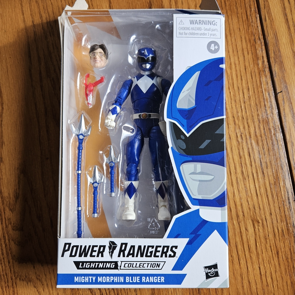 Power Rangers Lightning Collection Blue Ranger Figure